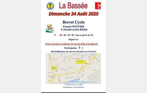 49ème brevet cyclos Francis Pottier - La Bassée