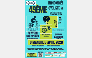 49ème randonnée cycliste et pédestre de Wavrin