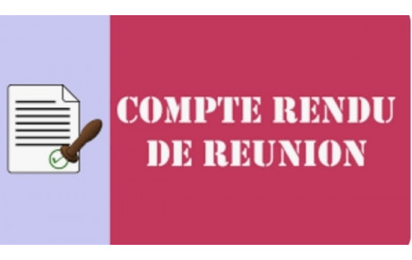 Compte rendu de la réunion mensuelle de Juin 2026